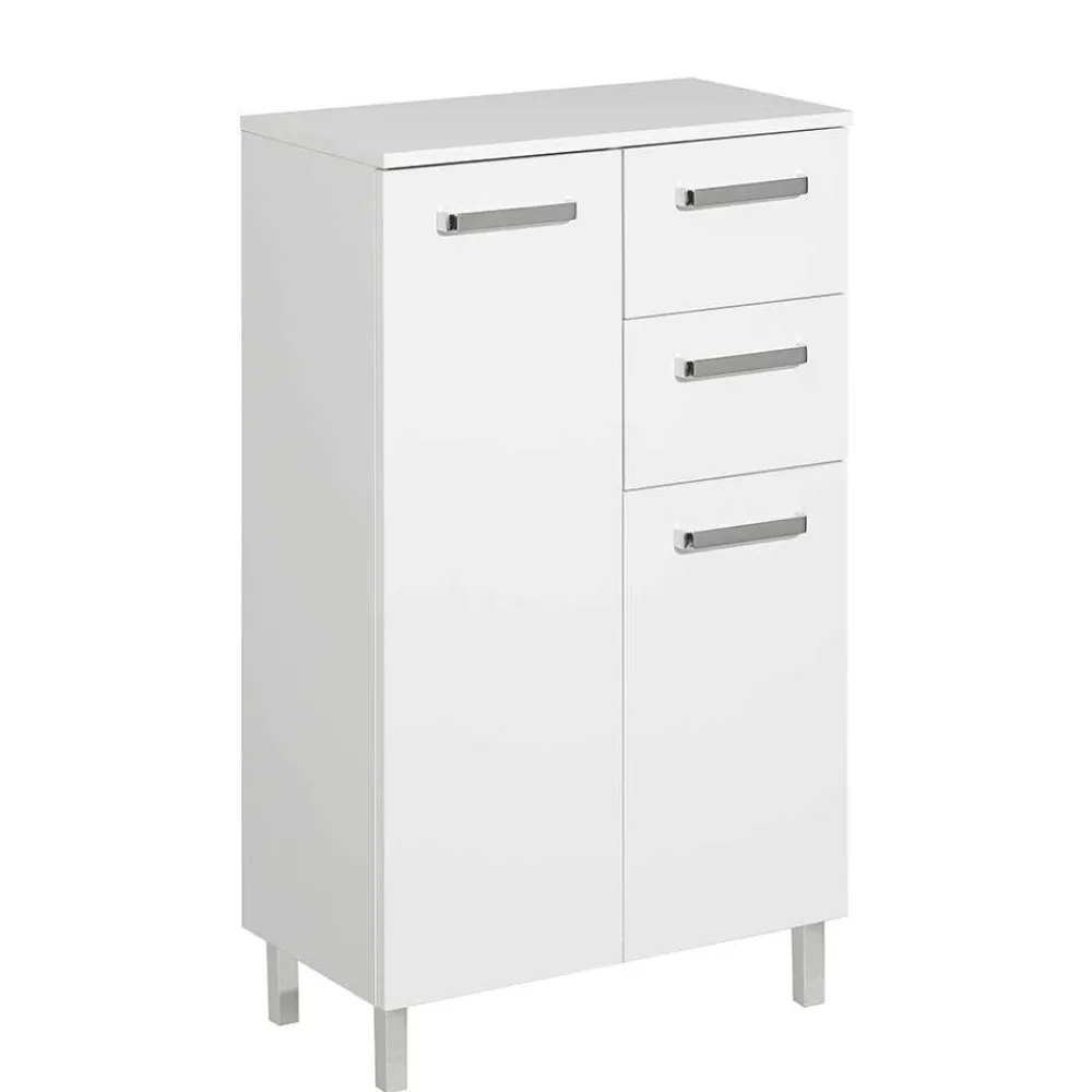 Wohnen Badschränke*Badezimmer-Unterschrank in Weiß - Ardin