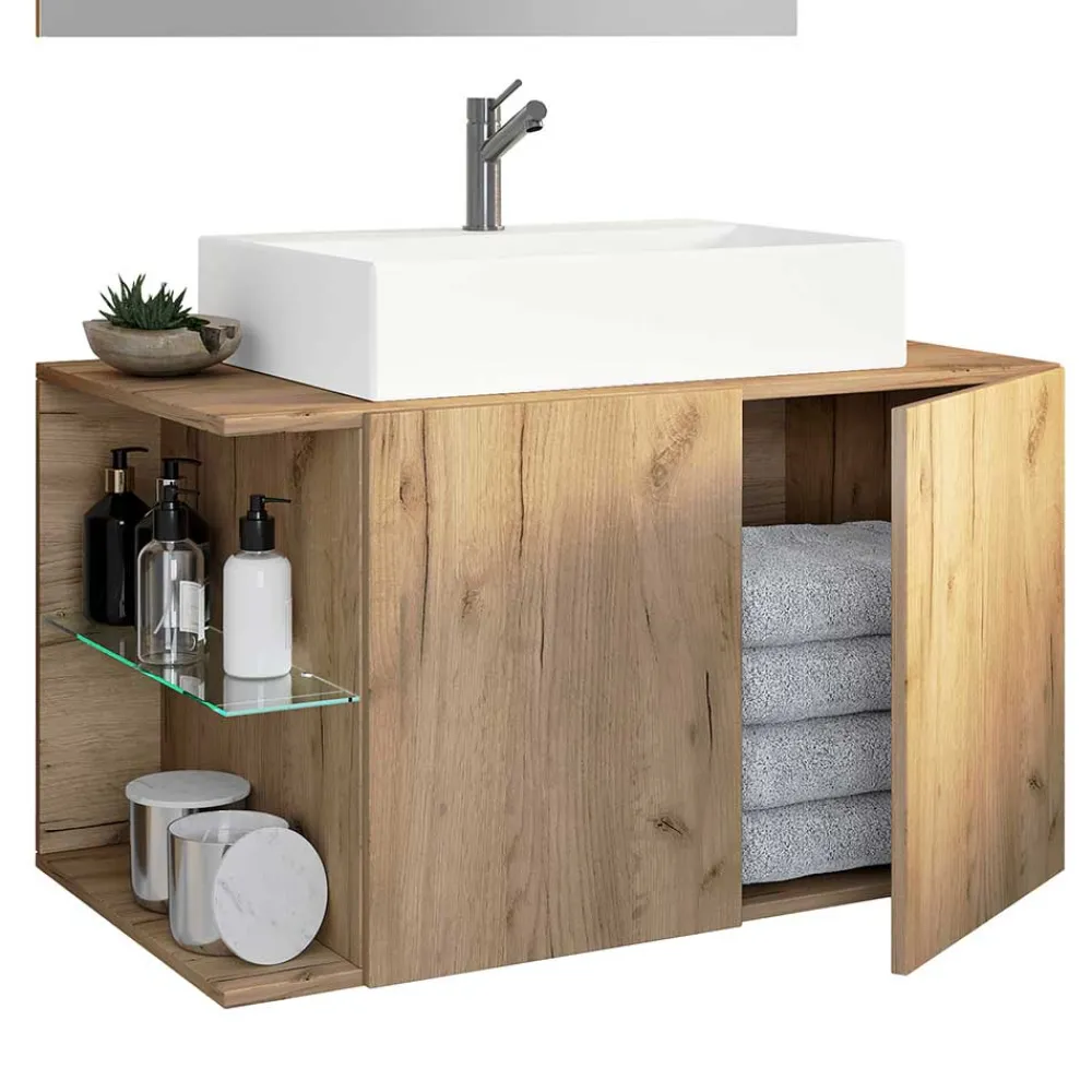 Wohnen Badezimmer-Waschtisch & Spiegel - Yulmatro (zweiteilig)