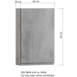 Wohnen Badezimmer Komplett*Badmöbel als komplettes Set - Mia (fünfteilig)