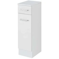 Wohnen Badmöbel Basis-Set in Weiß - Skiranov (dreiteilig)