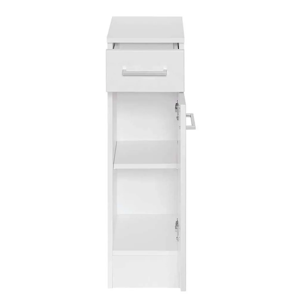 Wohnen Badmöbel Basis-Set in Weiß - Skiranov (dreiteilig)