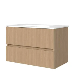 Wohnen Badmöbel Block Einzelmöbel Set - Leitha (fünfteilig)