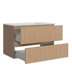 Wohnen Badmöbel Block Einzelmöbel Set - Leitha (fünfteilig)