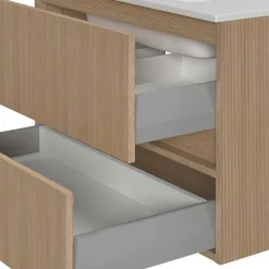 Wohnen Badmöbel Block Einzelmöbel Set - Leitha (fünfteilig)