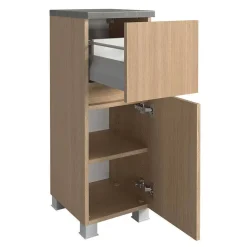 Wohnen Badmöbel Block Einzelmöbel Set - Leitha (fünfteilig)