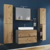Wohnen Badezimmer Komplett*Badmöbel Block Einzelmöbel Set - Effect (vierteilig)