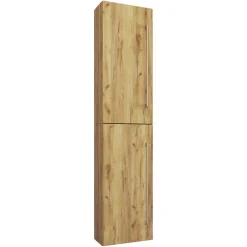 Wohnen Badmöbel Einrichtungsset - Holz Look - Karin (vierteilig)