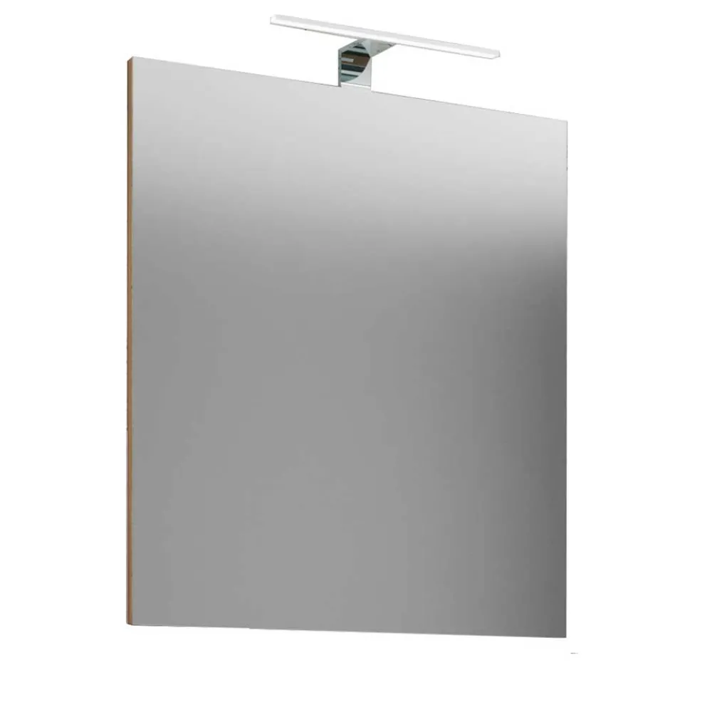 Wohnen Badmöbel Einrichtungsset - Holz Look - Karin (vierteilig)