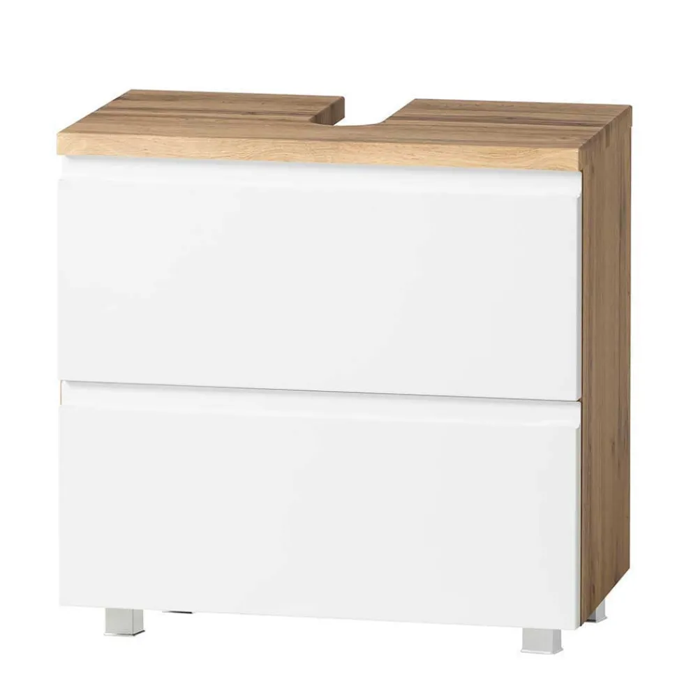 Wohnen Badezimmer Komplett*Badmöbel im Modernen Stil Set - Eight (fünfteilig)