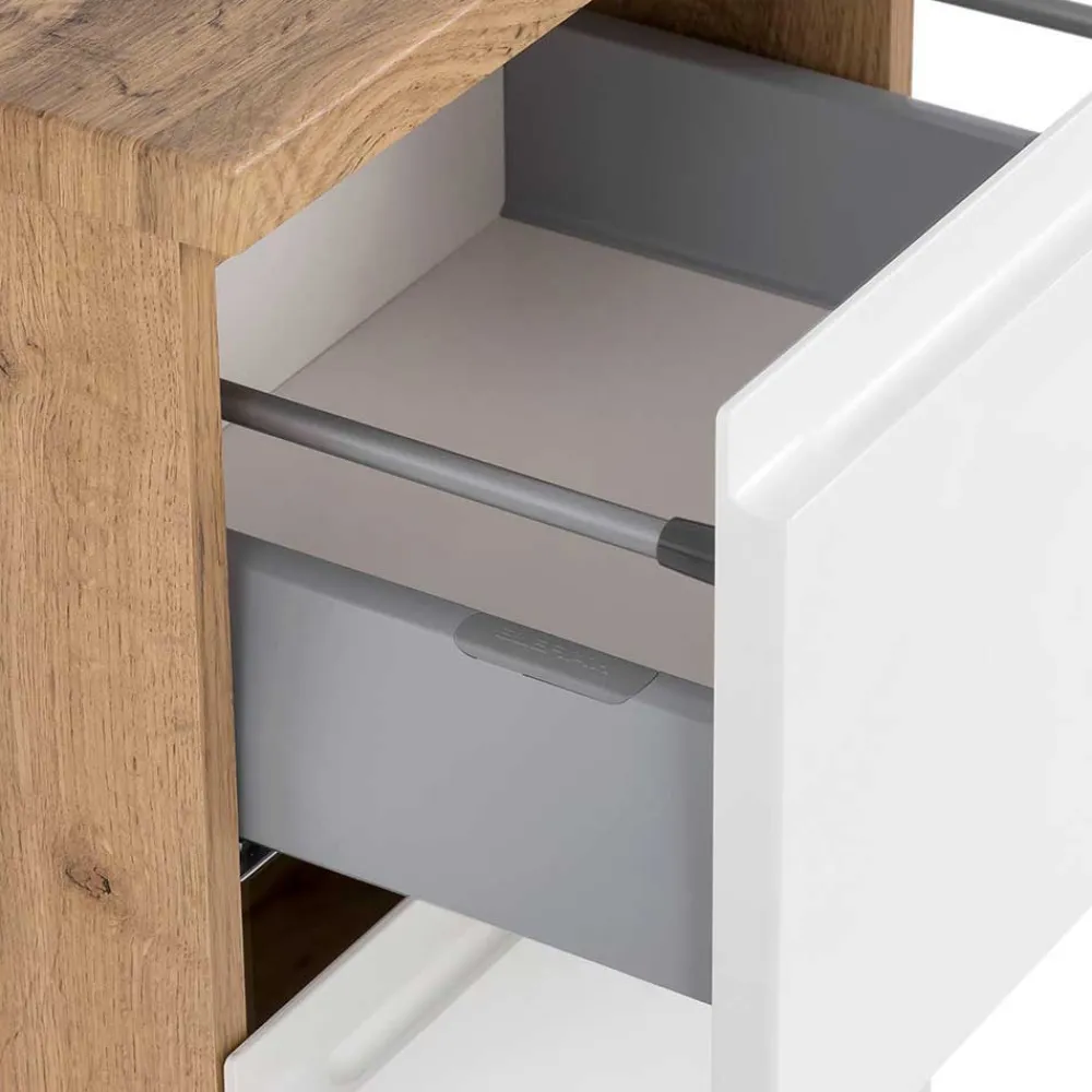 Wohnen Badezimmer Komplett*Badmöbel im Modernen Stil Set - Eight (fünfteilig)