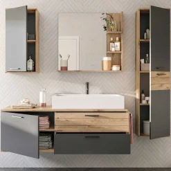 Wohnen Badmöbel Kombination hängend - Depart (vierteilig)