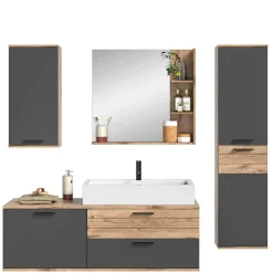 Wohnen Badmöbel Kombination hängend - Depart (vierteilig)
