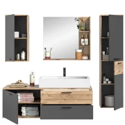 Wohnen Badmöbel Kombination hängend - Depart (vierteilig)
