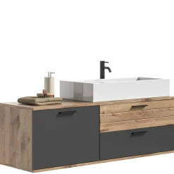 Wohnen Badmöbel Kombination hängend - Depart (vierteilig)