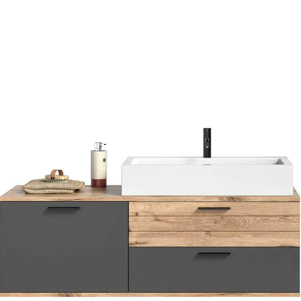 Wohnen Badmöbel Kombination hängend - Depart (vierteilig)