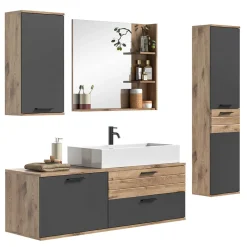 Wohnen Badmöbel Kombination hängend - Depart (vierteilig)