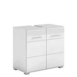 Wohnen Glasmöbel|Badezimmer Komplett*Badmöbel Kombination Hochglanz - Whale (dreiteilig)