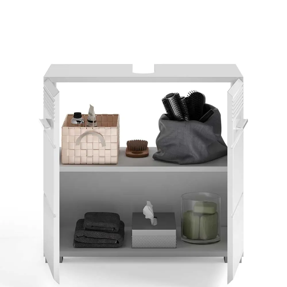 Wohnen Glasmöbel|Badezimmer Komplett*Badmöbel Kombination Hochglanz - Whale (dreiteilig)