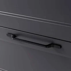 Wohnen Badezimmer Komplett*Badmöbel Kombination zweifarbig - Novelya (fünfteilig)