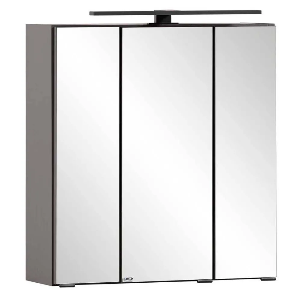 Wohnen Badezimmer Komplett*Badmöbel Kombination zweifarbig - Novelya (fünfteilig)