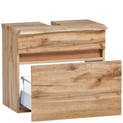 Wohnen Badezimmer Komplett*Badmöbel Komplettset in Touchwood - Drumias (fünfteilig)