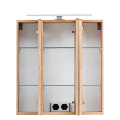 Wohnen Badezimmer Komplett*Badmöbel Komplettset in Touchwood - Drumias (fünfteilig)