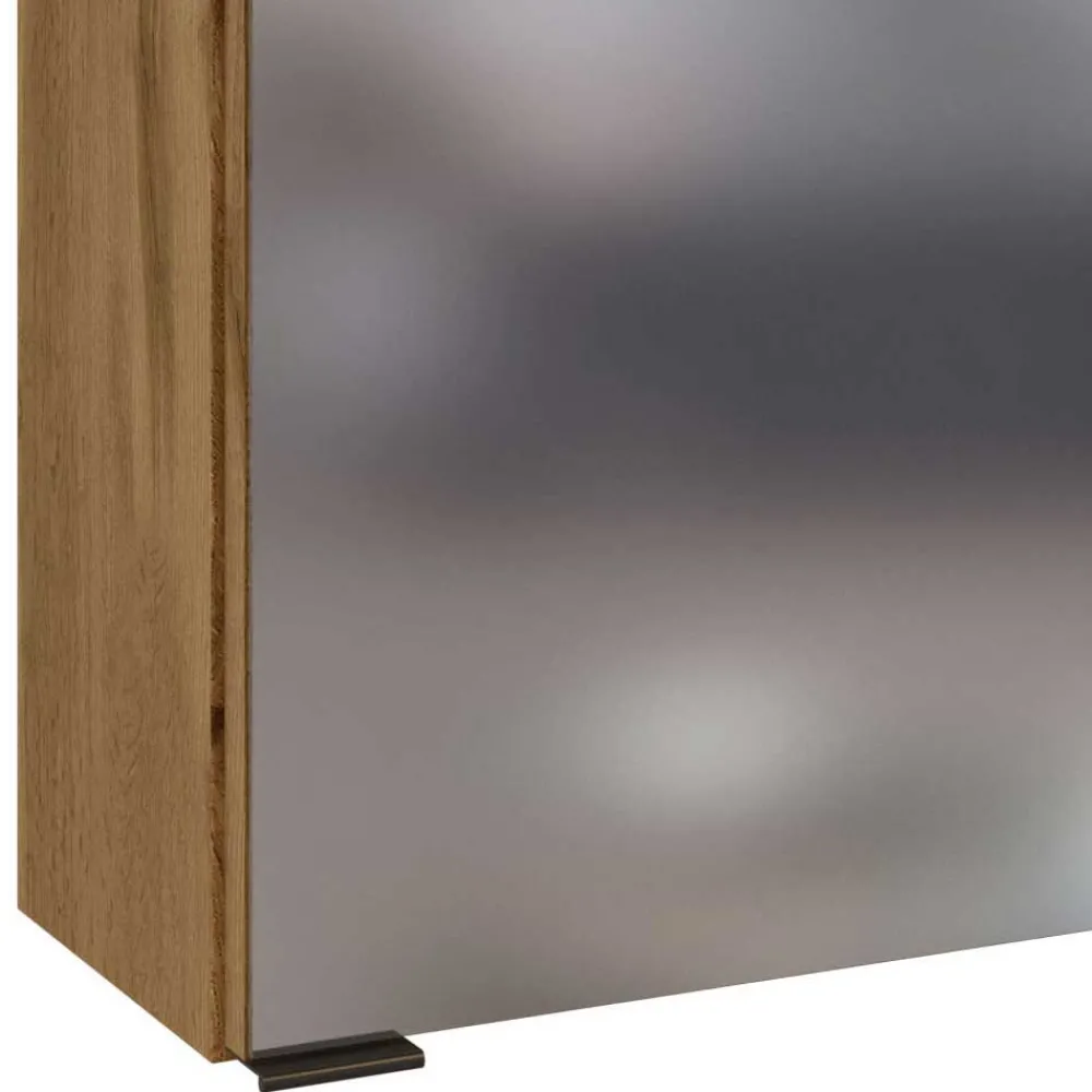 Wohnen Glasmöbel|Badezimmer Komplett*Badmöbel Programm Wildeiche - Arazony (fünfteilig)