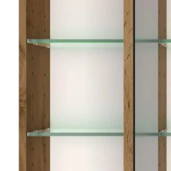 Wohnen Glasmöbel|Badezimmer Komplett*Badmöbel Programm Wildeiche - Arazony (fünfteilig)