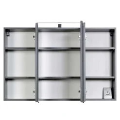 Wohnen Badmöbel Set Darina in Eiche Grau (vierteilig)