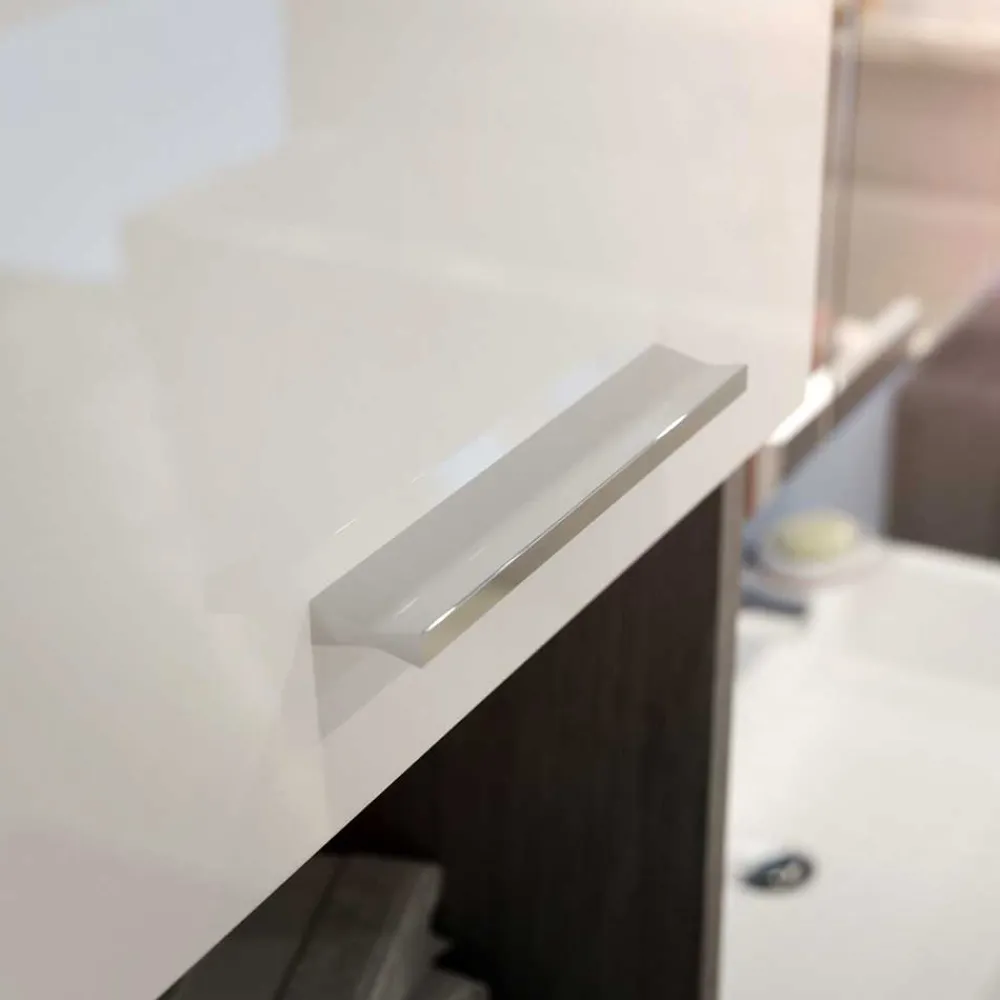 Wohnen Badmöbel Set mit Waschmaschinenschrank - Nancys (vierteilig)