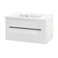 Wohnen Badmöbel Set mit 2x Hochschrank - Ingmesan (vierteilig)