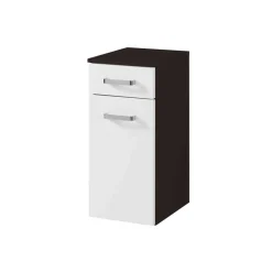 Wohnen Badmöbel Set Tiamos in Weiß Hochglanz (fünfteilig)