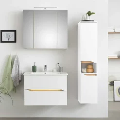 Wohnen Badmöbelkombi hängend - Zenata (dreiteilig)