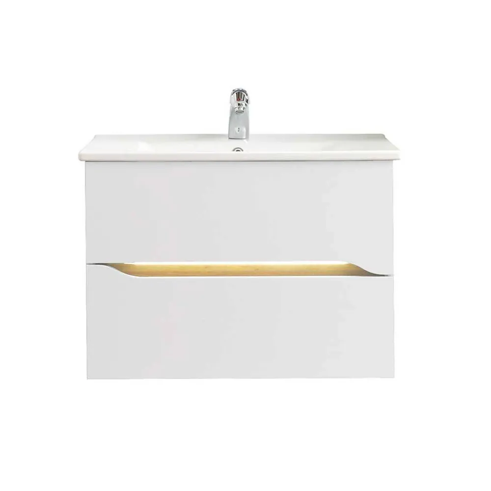 Wohnen Badmöbelkombi hängend - Zenata (dreiteilig)