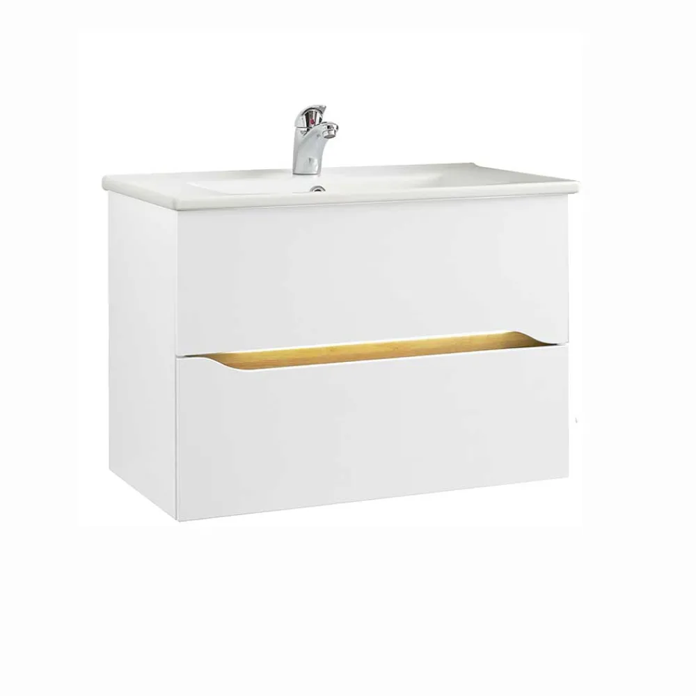 Wohnen Badmöbelkombi hängend - Zenata (dreiteilig)