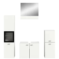 Wohnen Badmöbel-Kombi in Weiß - Harmone (vierteilig)