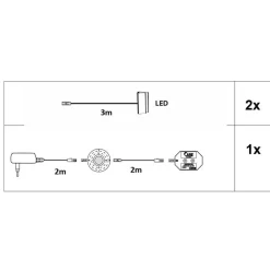 Wohnen Badmöbel-Kombi in Weiß - Harmone (vierteilig)
