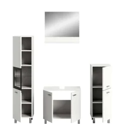Wohnen Badmöbel-Kombi in Weiß - Harmone (vierteilig)