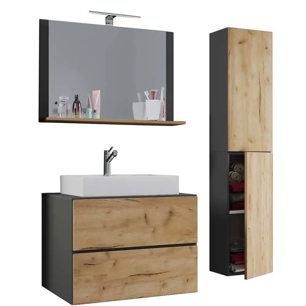 Wohnen Badmöbel-Kombination für Wandmontage - Effect (dreiteilig)