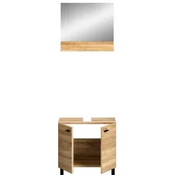 Wohnen Badmöbel-Set in Sonoma-Eiche - Hoxtona (dreiteilig)