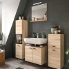 Wohnen Badezimmer Komplett*Badmöbelset komplett - Hoxtona (vierteilig)