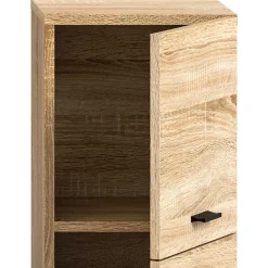 Wohnen Badezimmer Komplett*Badmöbelset komplett - Hoxtona (vierteilig)