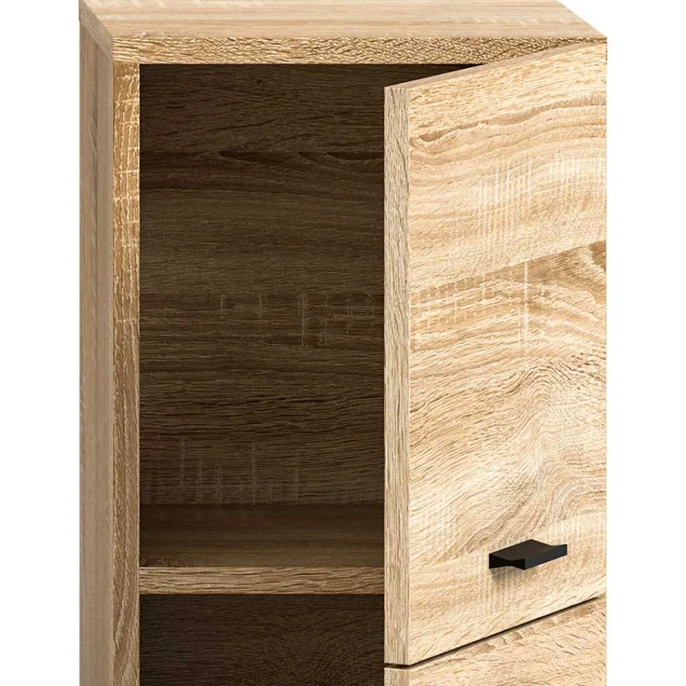 Wohnen Badezimmer Komplett*Badmöbelset komplett - Hoxtona (vierteilig)