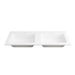 Wohnen Badmöbel-Set mit zwei Becken modern - Ucaida (vierteilig)