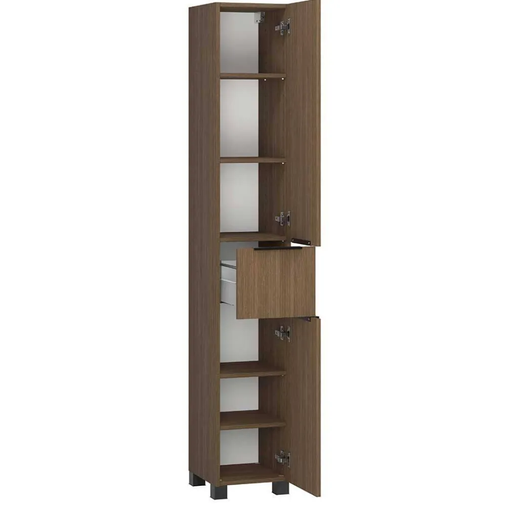 Wohnen Badmöbel-Set mit zwei Becken modern - Ucaida (vierteilig)