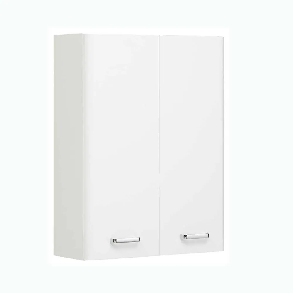 Wohnen Weiße Möbel|Badschränke*Bad-Oberschrank mit Doppeltür - Yennja