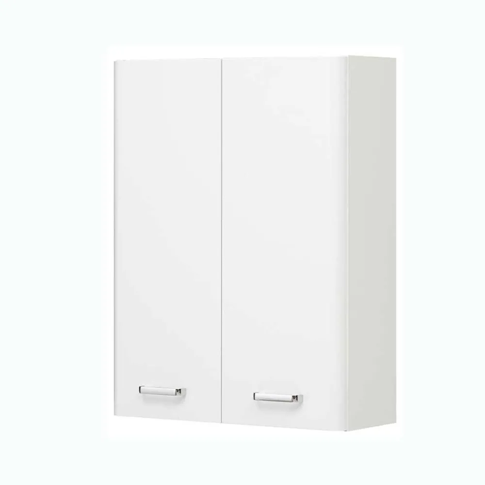 Wohnen Weiße Möbel|Badschränke*Bad-Oberschrank mit Doppeltür - Yennja