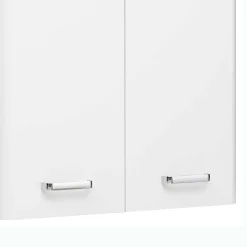 Wohnen Weiße Möbel|Badschränke*Bad-Oberschrank mit Doppeltür - Yennja