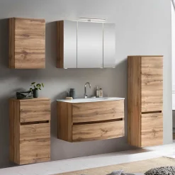 Wohnen Badezimmer Komplett*Badprogramm Möbelset in Wildeiche - Neuzera (fünfteilig)