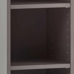 Wohnen Badregal mit 3 Fächern in Dunkelgrau - Breznia